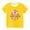 Yellow, variant on Zwiiyzr Toddler Baby Boys Girls Summer Clothes Trendy Easter Rabbit Ears Easter Eggs Print Round Neck Print Short Sleeve Top for 3-14 Years Pink