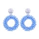 thumbnail image 1 of Guardurnaity Llamativos pendientes hechos a mano para mujer, modernos y ligeros, hipoalergénicos, elegantes. Ropa, zapatos y accesorios Miscelánea cielo azul, 1 of 6