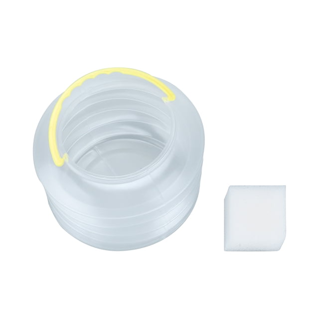 Cubo plegable para limpiar pinceles, cubo para lavar pinceles de acuarela, cubo de plástico portátil L