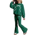 thumbnail image 5 of Shadoumai Girls Clothes Tween Girl 2 Piece Outfits NEW YORK Long Sleeve & Flare Pants Kids Clothing Set Sizes 8-12 Years, 5 of 5