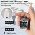 thumbnail image 5 of Hengguang 6 Pack Clicker Counter, Metal Hand Tally Counter Clicker, 4 Digit Mechanical Palm Click Counter for Counting Numbers, Coaching, Sports Events Golf and Row Counter, 5 of 7