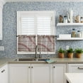 thumbnail image 2 of Baseball Valances for Windows,American Sports Kitchen Curtains,Bathroom Curtains Window Rod Pocket Short Curtains,Kitchen Window Curtains Over Sink,2PCS Small Window Curtains,Valances for Kitchen, 2 of 5