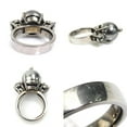 thumbnail image 4 of Pre-Owned Miu Miu Miu ring in silver with faux pearls, women's, 56459a, 4 of 5