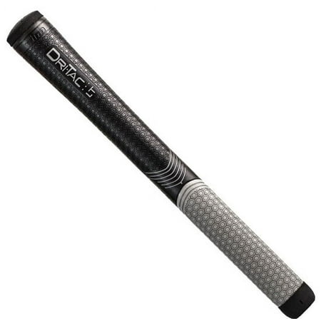 UPC: 0018136270259 | Winn Dri-Tac LT Oversize Golf Grip Black/Gray