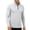 Gray, variant on Men's Long Sleeve Athletic Shirts 1/4 Pullover Zip Quick Dry Sun Protection Rash Guard UPF 50  Outdoor Running T-Shirts with Zipper Pocket Big and Tall Size 4XL Gray