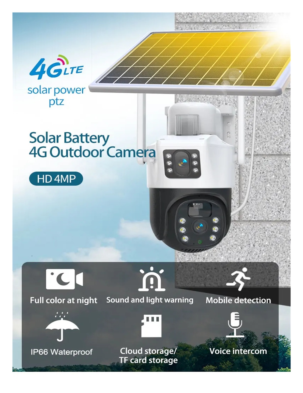 Surveillance camera 380 Pro 4K 8MP 4G Dual-lens Solar Camera WIFI Solar Powered Waterproof V380 Pro 4G
--------
Camera accessories