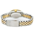 thumbnail image 5 of Pre-Owned Rolex Datejust 31MM 6827 Ice Blue Roman Diamond Dial Diamond Bezel Two Tone Yellow Gold Jubilee Bracelet, 5 of 8