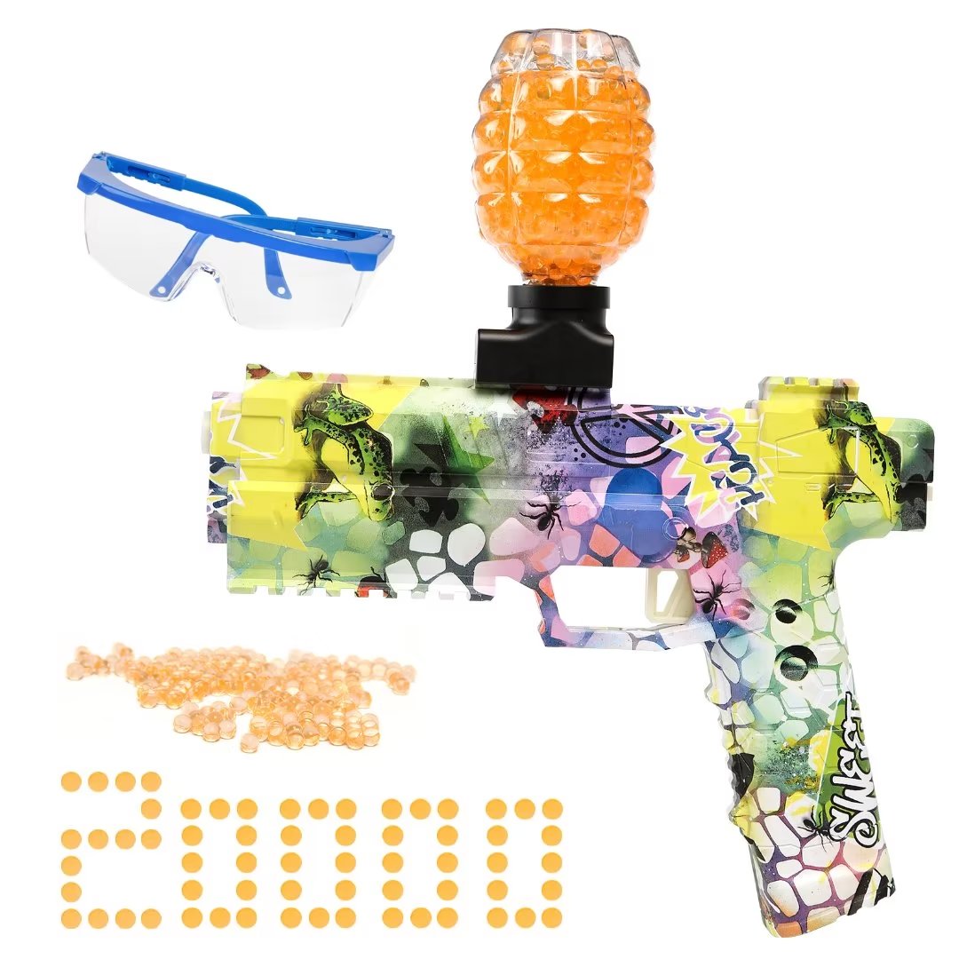Wisdom Splatter Gel Ball Blaster,Electric Gel Gun Water Ball Guns