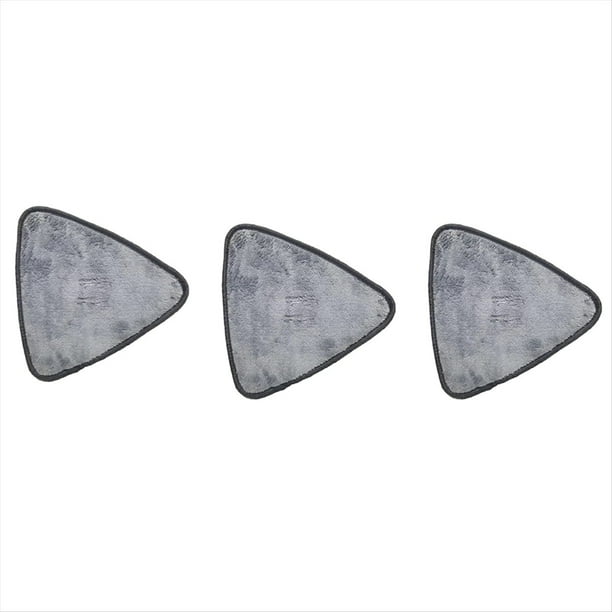 Paño de Microfibra Triangular, Cabezal de Repuesto para Trapeador, Trapos de Microfibra Grandes para Limpieza de Vidrios, Herramienta para Limpieza de Pisos.