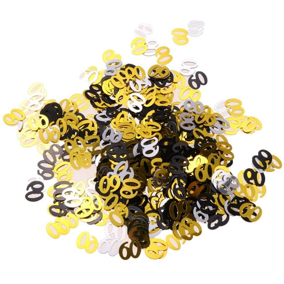Number Table Confetti Sprinkles Anniversary Birthday Party Wedding Decor 60