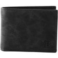 thumbnail image 1 of Sonducket Hombres Casual PU cuero billetera bolsillo moneda ID tarjeta dinero titular delgado monedero Carteras negro Sonducket BB6660-01B, 1 of 6