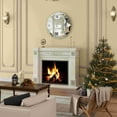 thumbnail image 7 of SHYFOY Modern Accent Mirrored Square Wall Clock Glass Sparkle Bling Decor for Wall Decor, 7 of 7