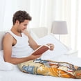 thumbnail image 4 of Uemuo Hello Summer Cute Gnome Pattern Men's Wide Leg Palazzo Lounge Pants with Pockets Light Weight Loose Comfy Casual Pajama Pants-X-Large, 4 of 9