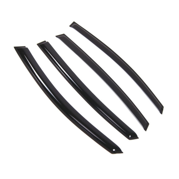 TuningPros Outside Mount Window Visor Deflector Smoke Tinted 4 Pcs Set For 2012-2016 Subaru Impreza Hatchback