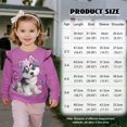 thumbnail image 7 of Garronmavis Cute Husky Long Sleeve Sweatshirt 2T Stylish Toddler Girl Sweatshirt Clothes Outfit Comfortable Pullover Crewneck Long Sleeve Shirt Fashion Versatile for Outdoor Activities, 7 of 7
