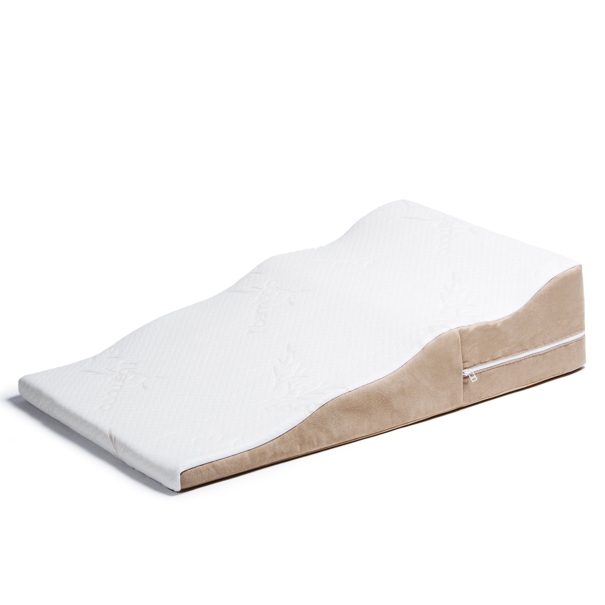 RELAX Wavy Inclined Side-Sleeper Memory Foam Wedge Pillow
