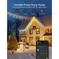 thumbnail image 4 of Govee 66ft Smart RGBIC Icicle Lights, 800 LEDs Outdoor Christmas Lights, Music Sync, Voice Control, IP65 Waterproof, 4 of 9