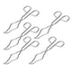 thumbnail image 3 of Pinzas de crisol de 5 uds., pinzas de abrazadera de acero inoxidable, soporte para fundición de Metal, fusión de oro VoborMX herramienta, 3 of 8