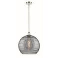 thumbnail image 4 of 516-1S-BK-G1213-14SM-Innovations Lighting-Athens Deco Swirl - 1 Light Pendant In Industrial Style-14.88 Inches Tall and 13.75 Inches Wide-Matte Black, 4 of 7