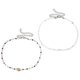 thumbnail image 2 of Adjustable Beaded Shell Choker Necklace for Women – Bohemian Style Summer Holiday Beach Jewelry Set of 2, 2 of 4
