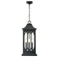 thumbnail image 6 of Millennium Lighting 88104 Mallorey 3 Light 11" Wide Outdoor Taper Candle Pendant - Black, 6 of 6