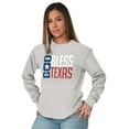 thumbnail image 4 of God Bless Texas Cute Christian Pride Long Sleeve TShirt Men Women Brisco Brands S, 4 of 6