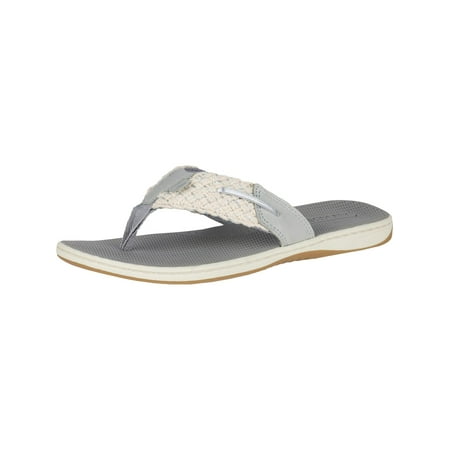 Sperry Womens Parrotfish Leather Flat Thong Sandals