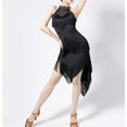 thumbnail image 6 of Tassel Latin Dance Wear For Women Latin Dresses Fringes Ballroom Dance Costumes Salsa Samba Dancewear, 6 of 7