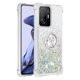 thumbnail image 2 of Funda para Xiaomi 11T/11T Pro 5G con Brillo Líquido Flotante, Purpurina, Parachoques y Anillo Giratorio Soporte, 2 of 5