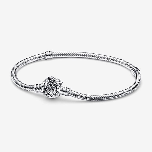 Charms Pandora momentos Disney Tinker Bell enlace cadena de hueso de serpiente pulsera Plata Plateada DIY Joyería Gao Jiahui unisex