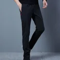 thumbnail image 5 of Pantalones casuales de poliéster para hombre, pantalones holgados y holgados para hombre, estilo coreano, precio bajo, moda elegante 2024, ropa estética Y2k, 5 of 5