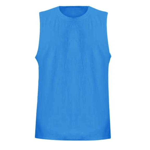 SEMIMAY Summer Large Split Loose Sports Fitness Vest Lengthened Hiphop Pure Lolor Sleeveless Cotton Vest