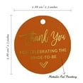 thumbnail image 6 of Inkdotpot Thank You For Celebrating The Bride To Be Bridal Shower Bottle Tag Real Gold Foil Favor Hang Tags 100 Pack, 6 of 6