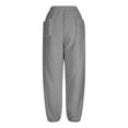 thumbnail image 6 of CHUMUD Womens Winter Sherpa Fleece Sweatpants Drawstring Waist Joggers Pants Thick Thermal Home Lounge Pants with 4-Pockets, 6 of 9