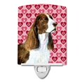 thumbnail image 1 of Carolines Treasures SS4513CNL Springer Spaniel Hearts Love Valentines Day Ceramic Night Light, 1 of 2