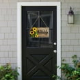 thumbnail image 2 of Sunxin Door Hanging Decoration Sunflower Welcome Banner Home Wooden Crafts Door Sign Rectangular Logo Creative Decoration Sign Home, 1* Wooden Sign, 2 of 5