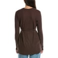 thumbnail image 2 of Michael Stars womens  Celeste Cardigan, l, Brown, 2 of 3