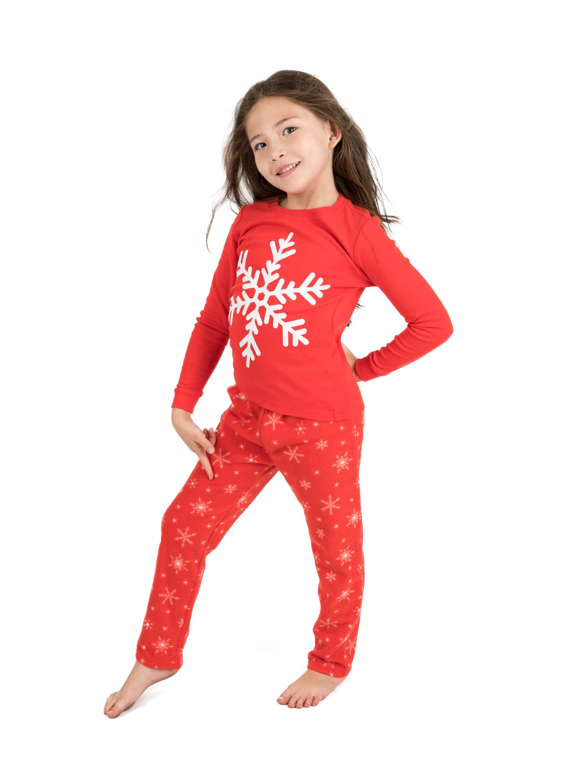 Leveret Kids Button Down Pajamas Boys /& Girls 2 Piece Christmas Pajama Set Size 2-14 Years