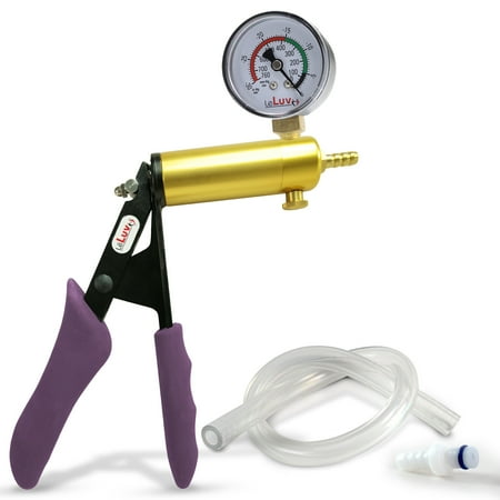

LeLuv® Ultima Purple Silicone Handle with Gauge & Clear Hose