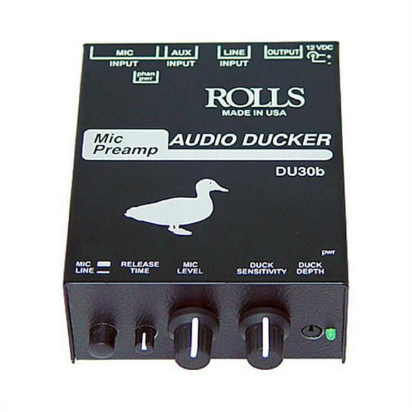 Rolls DU30B Audio Ducker avec Microphone Préampli