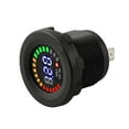 thumbnail image 2 of Led Voltage Meter Waterproof Dc 12V for Trucks Cars Motorcycles 2Pcs Set, 2 of 8
