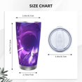 thumbnail image 4 of Saiise Geometry Dash Print Tumbler 20 Oz Stainless Steel Vacuum Insulated with Straw Coffee Cup for Home,Office,Outdoor Works Great for Ice Drinks and Hot Beverage, 4 of 8