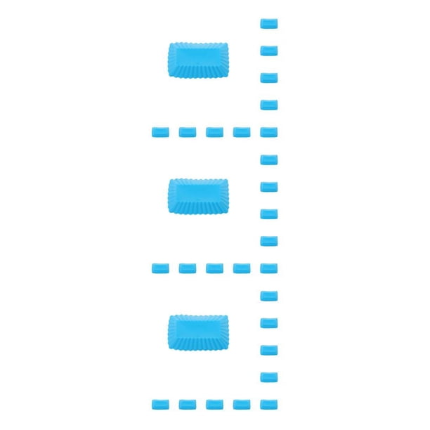 Billuyoard 10 Uds molde de pastel de silicona Rectangular pudín muffin herramientas para hornear reutilizable Cupcake Liners fiesta accesorios Type1 NO1