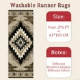 thumbnail image 6 of Hallway Runner Rug 2'x6' Washable Area Rugs Non Slip Laundry Rug Runner Floor Carpet Runners for Hallways Entryway Laundry Room Kitchen, 6 of 11