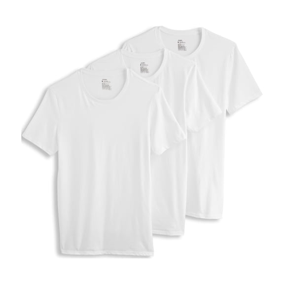 Jockey Men's Cotton Stretch Crew Neck Undershirt - 3 Pack