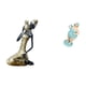 thumbnail image 5 of Estatua de resina de mujer de playa tribal africana, artesanía hecha a mano, pieza de arte coleccionable, figura de dama, adorno decorativo de mesa pa, 5 of 8