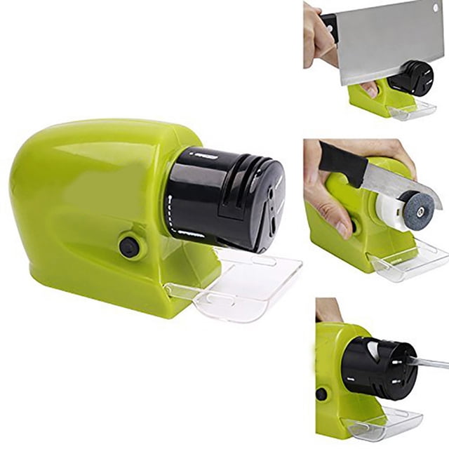 Afilador de cuchillas eléctrico, afilador de cuchillas eléctrico, máquina afiladora, afilador de tijeras de cocina, diseño aerodinámico