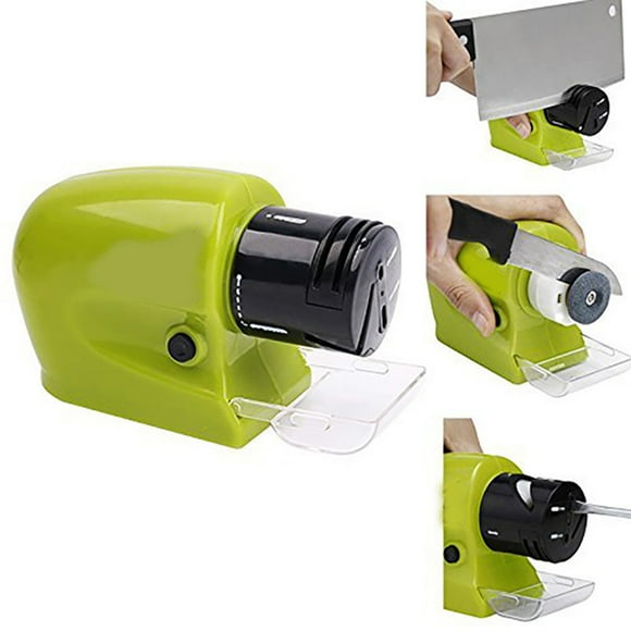 Afilador de cuchillas eléctrico, afilador de cuchillas eléctrico, máquina afiladora, afilador de tijeras de cocina, diseño aerodinámico