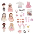 thumbnail image 1 of Doll Body 3D Big Eyes de de Pestañas Realistas con Caja de Cumpleaños Juguetes ños, Trajes Variables, Cabell estilo 3 Baoblaze muñeca bjd cuerpo de niña, 1 of 8