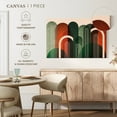 thumbnail image 4 of Elephant Stock Mid-century Arches Orange Green Wall Art - Horizontal Canvas Wall Art - Living Room Wall Decor - Abstract Canvas - Brown And Green Decor By Urban Epiphany - 12" x 8", 4 of 4